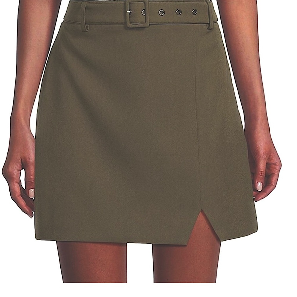 Walter Baker Addison Front Slit Classic Belted Skirt-Multi Sizes NWT